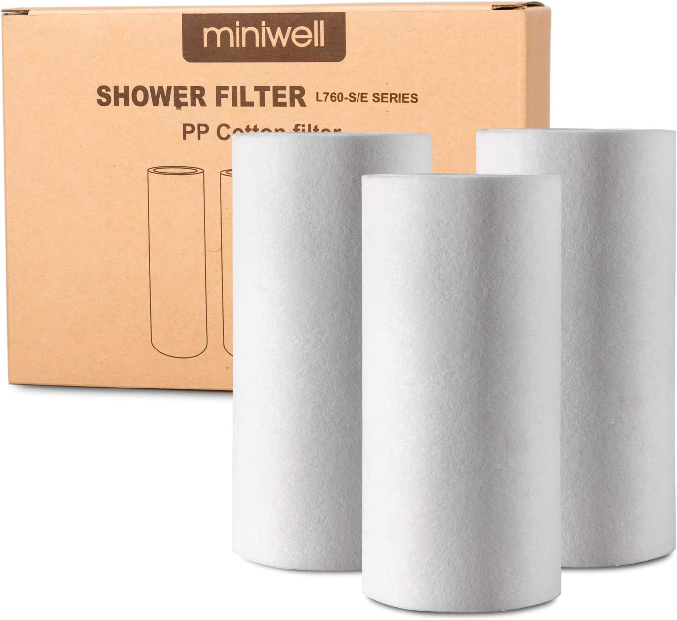 Miniwell Luxury Shower Filter L760 Series (3. Replacement- Filter Combination)