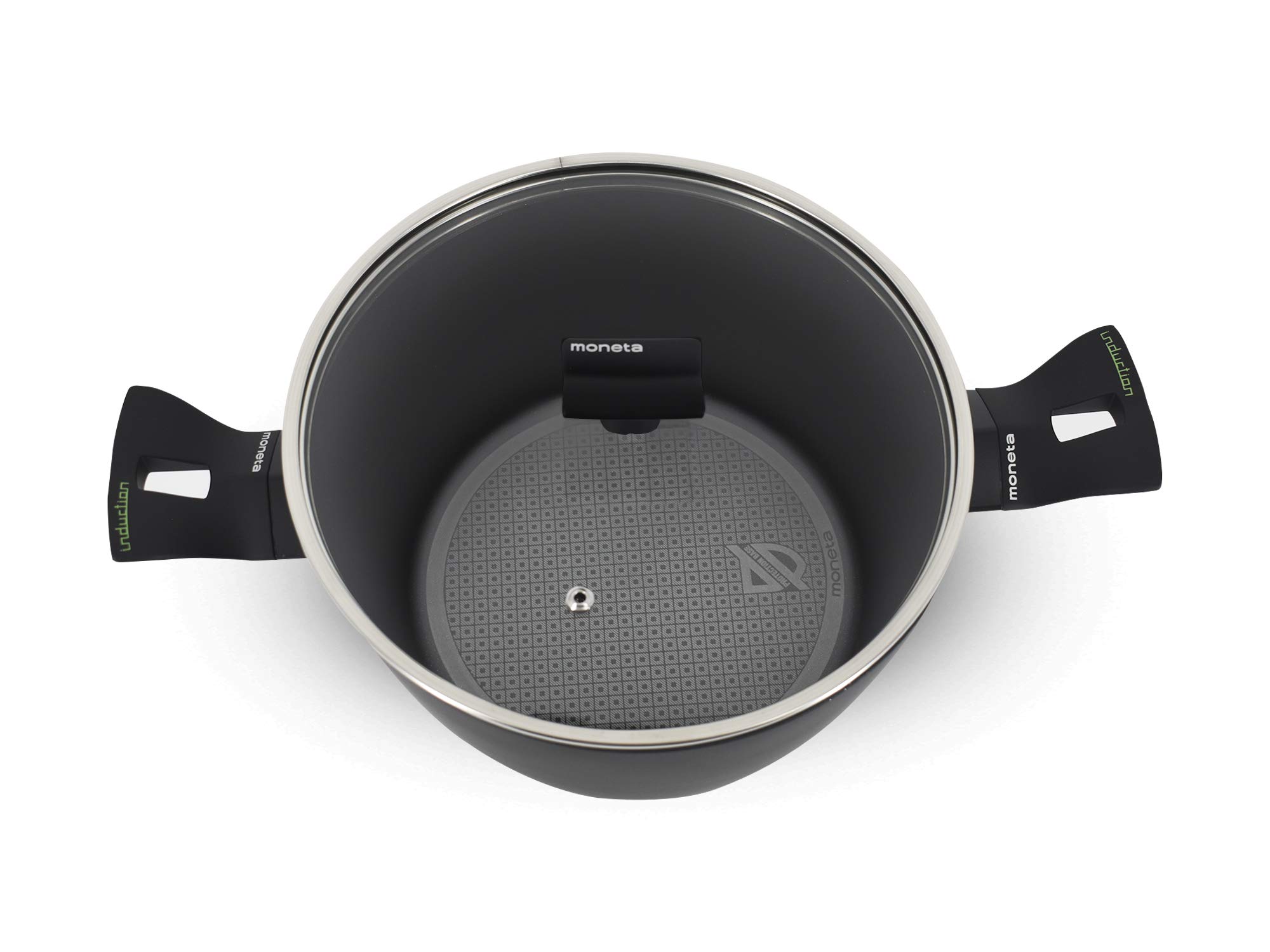 Moneta Nova Casseruola, Alluminio, Nero, 24 cm