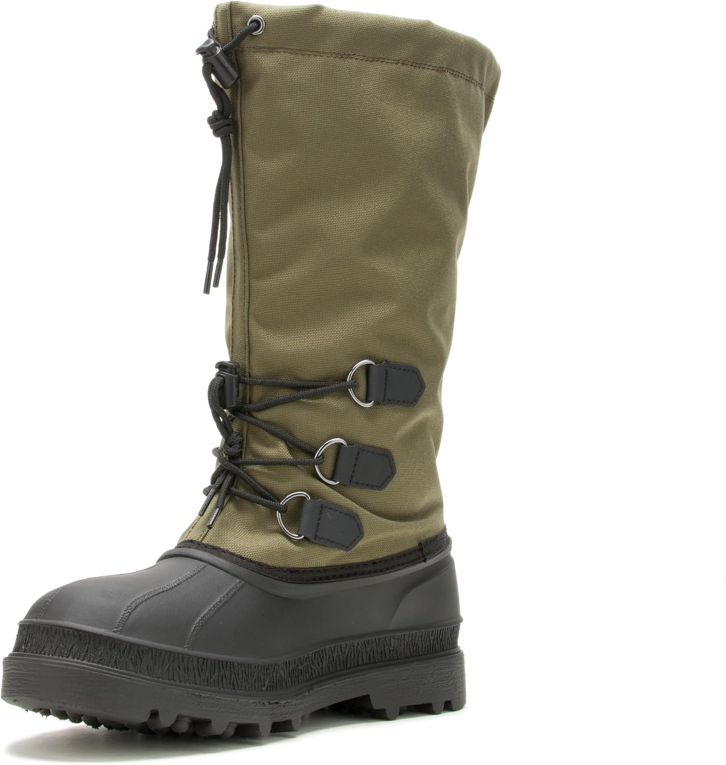 Kamik Men's Canuck Winter Boot - Waterproof Snow Boots - Adjustable Snow Collar Footwear - Removable Liner System