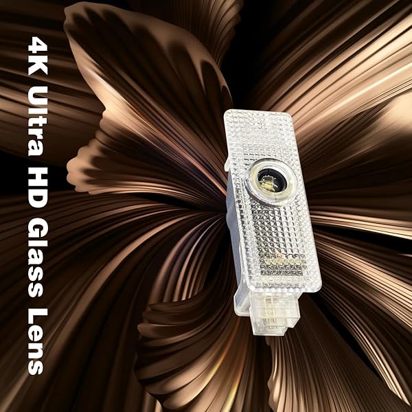 2026 ERSDGG 2 Pcs Car Door Light Welcome Light 4K Glass Lens Ghost Shadow Lamp Puddle Lights Compatible with 1/2/3/4/5/6/7/X1/X2/X3/X4/X5/X6/X7/Z/GT - 3