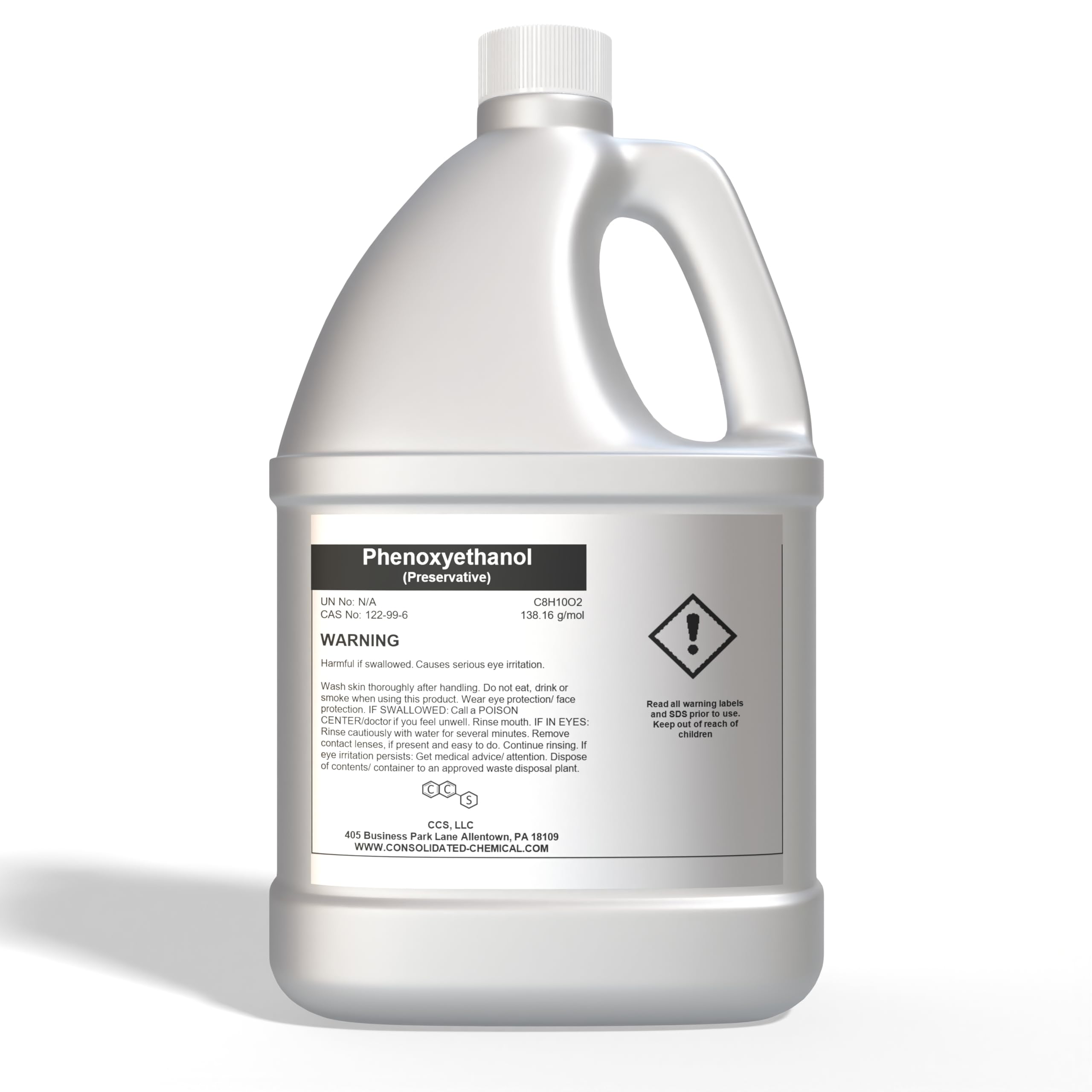 Phenoxyethanol 99% Pure - Premium-Quality Industrial and Laboratory Grade (1 Gallon (128 Fl Oz))