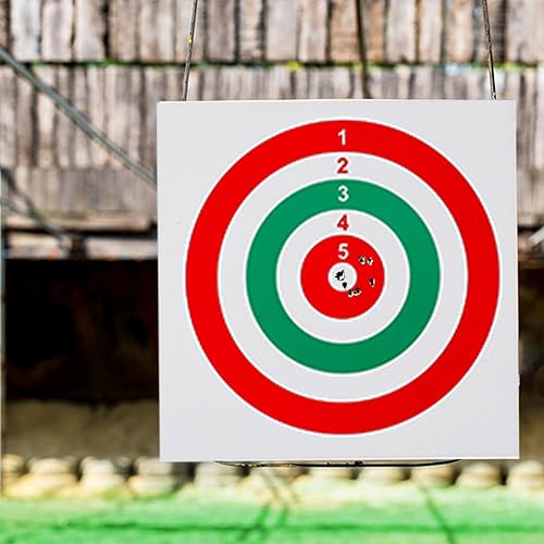 Miniatura 7 de Trampa para pistola BB, objetivo de Airsoft, objetivo de pistola de pellets, con 10 objetivos de papel, siluetas de metal restablecidas, objetivos