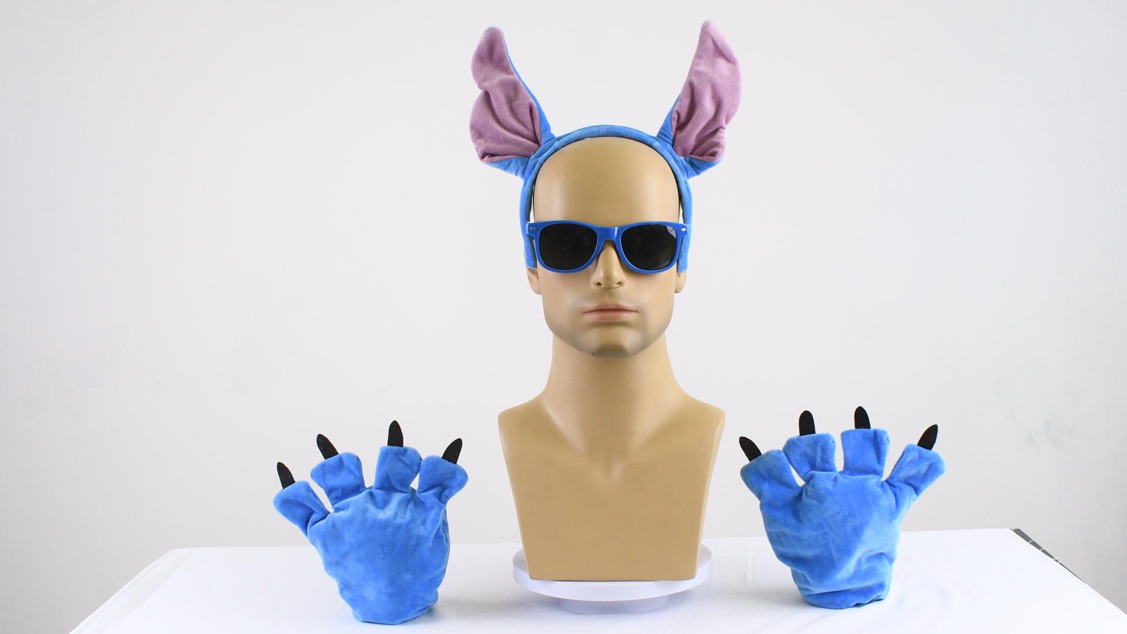 Disfraz de Perro Azul con Accesorios, 5 Piezas miniatura 7