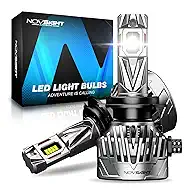 NOVSIGHT 𝐇7 Fog Light Bulbs - 50000LM Extreme Bright 𝐇7 Fog Lights 6500K White, Effective Heat Dissipation LED Light Bulbs, IP68 Waterproof, Plug and Play, Pack of 2