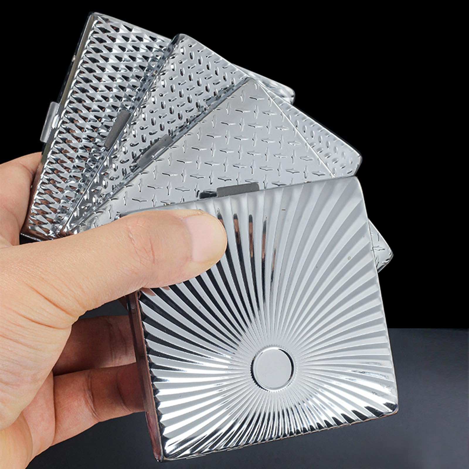 Amazon.co.jp: タバコケース 20本収納可能 84mm メタル シガレット