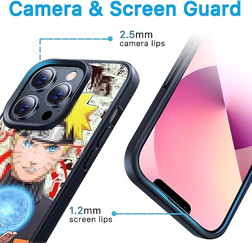 Miniatura 3 de Funda 3D para iPh 11 Pro Max Anime Motion Anime Funda para teléfono a prueba de golpes, TPU suave, antiarañazos, antideslizante, funda de manga