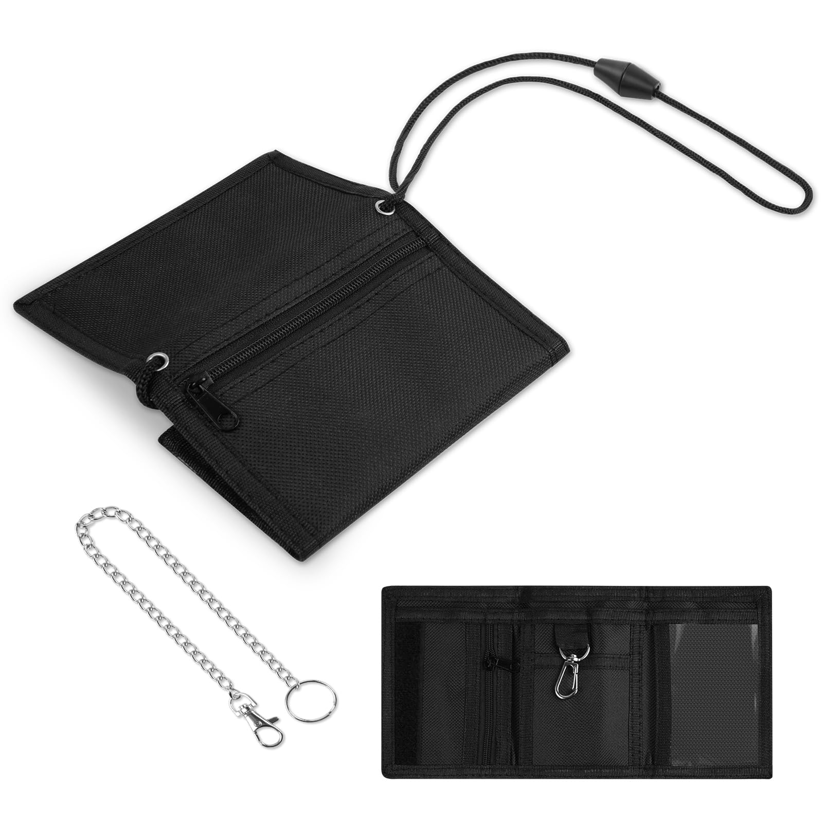 Aucuu Motiv Brustbeutel, Kinder Geldbeutel, Kinder Geldbörse, Kinder Portemonnaie mit Sichtfenster zum Umhängen, Trifold Brieftasche Kleine, Kindergeldbeutel für Jungen Mädchen Portmonee
