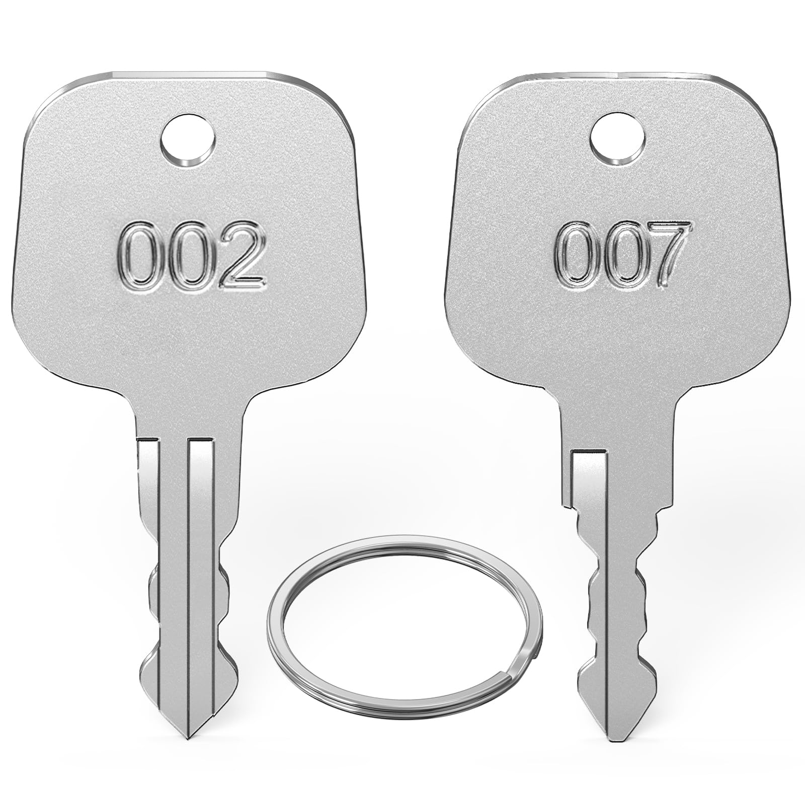 AncableKey Compatible with TSA Luggage Locks 2PCS, Ancable TSA007 TSA002 Master Luggage Keys Compatible with TSA 007 002 Master Locks Universal Approved Luggage Suitcase Password Locks