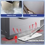 4Pcs Anti Vibration Pads for Washing Machine, Stops Washer Dryer Moving, Prevents Noise, Vibration Transfer, Antivibration Stabilizer Support Feet (Increase1.8in)
