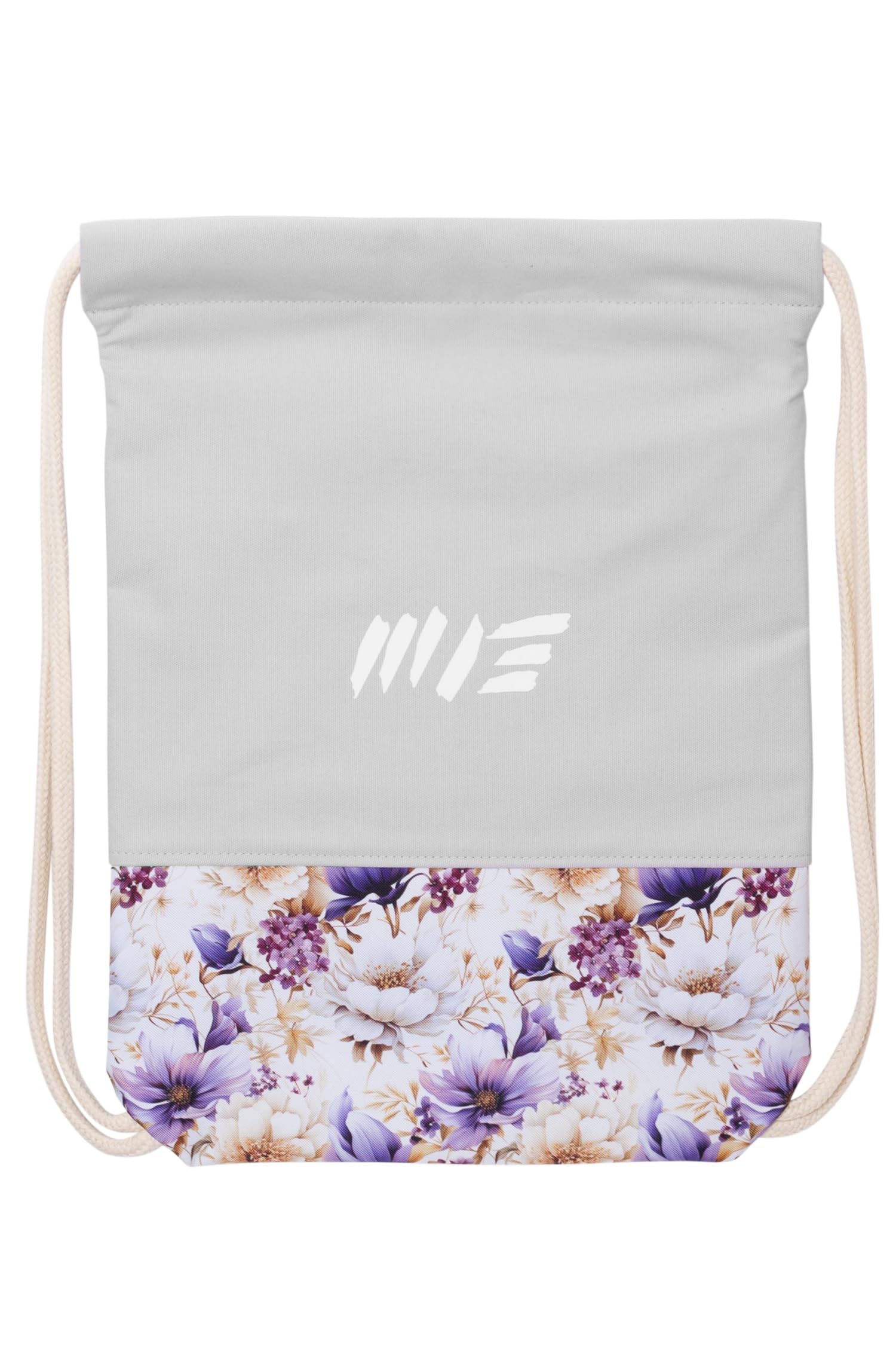 Manufaktur13 Floral Sports Bags - Turnbeutel mit Blumenmuster, Rucksäcke, Flower Pattern Gym Bags, Backpacks, Sportbeutel, Jutebeutel, Blumen Tasche (M13)