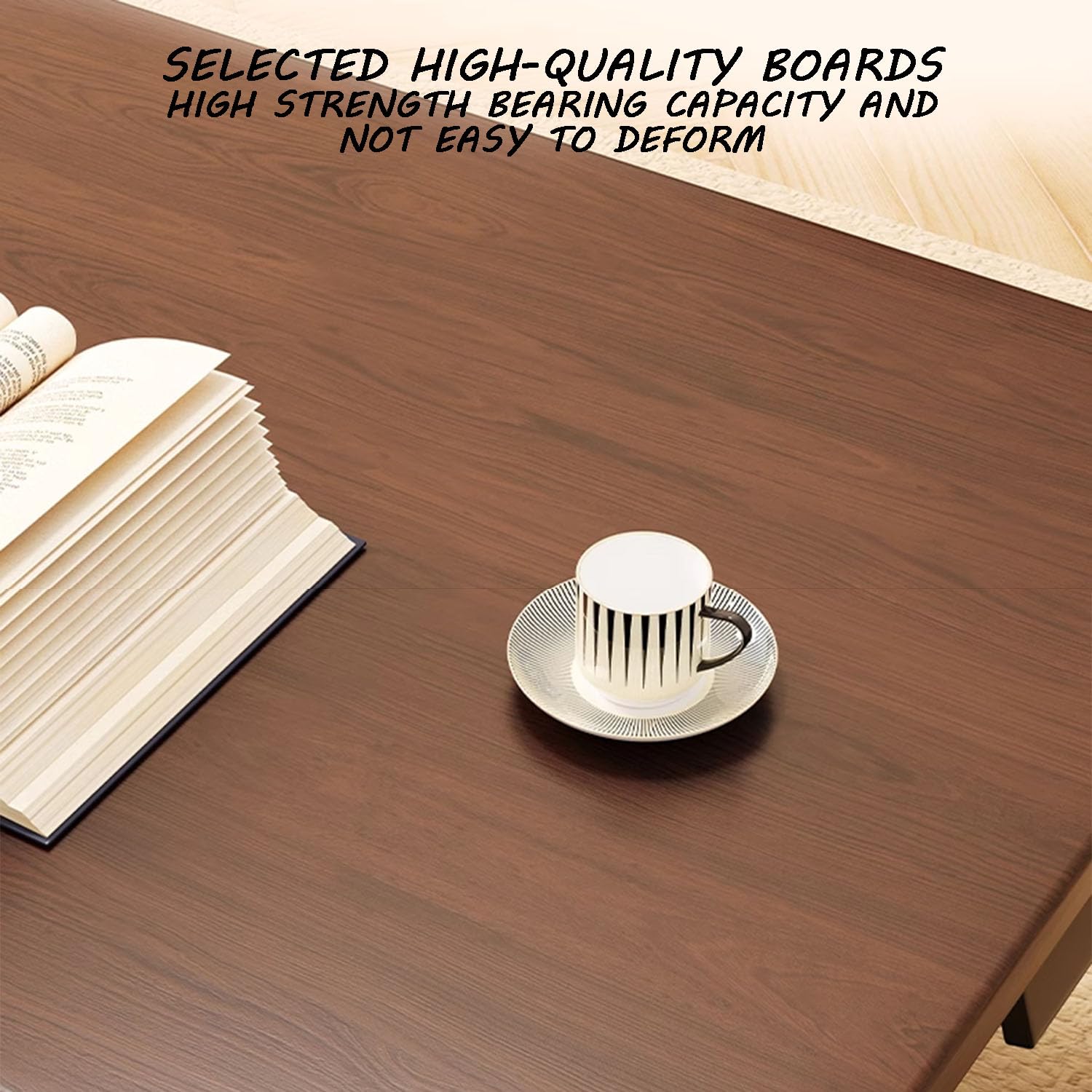 Mesa Plegable Retro, Mesa De Centro para Sala De Estar con Escritorio Engrosado, Mesa De Centro Elevable Móvil Multicolor, Mesa Auxiliar Estable Y Fácil De Almacenar, 90/100/120 Cm,90 * 60cm,Natural