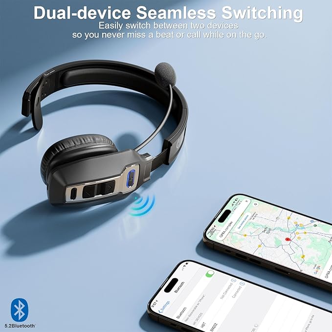 Auriculares Trucker Bluetooth BRAMMAR BM202 Black Cancelación Ruido miniatura 3