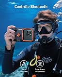 TELESIN Underwater Snorkeling Diving Phone Waterproof Case, Universal Underwater Photo & Video Diving Housing Handle Grip for iPhone 17 16 15 14 13 12 11 Pro Max/XS/X Samsung Galaxy and Most Phones - 5