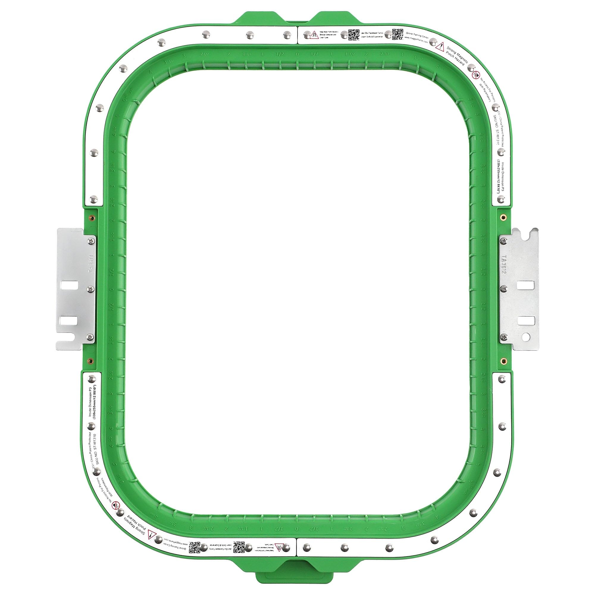 Brewland Bastidor de bordado magnético 330x255mm para Poolin EOV EOM EOX | Compatible con las máquinas Poolin indicadas en el título; 13x10inch