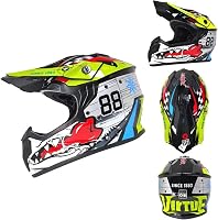 Helmblazia Motocross Sisak ECE R22.06 Ezüst S Méret - Terepjáró Cross Bukósisak MTB Enduro Quad ATV Downhill Szellőzéssel 2