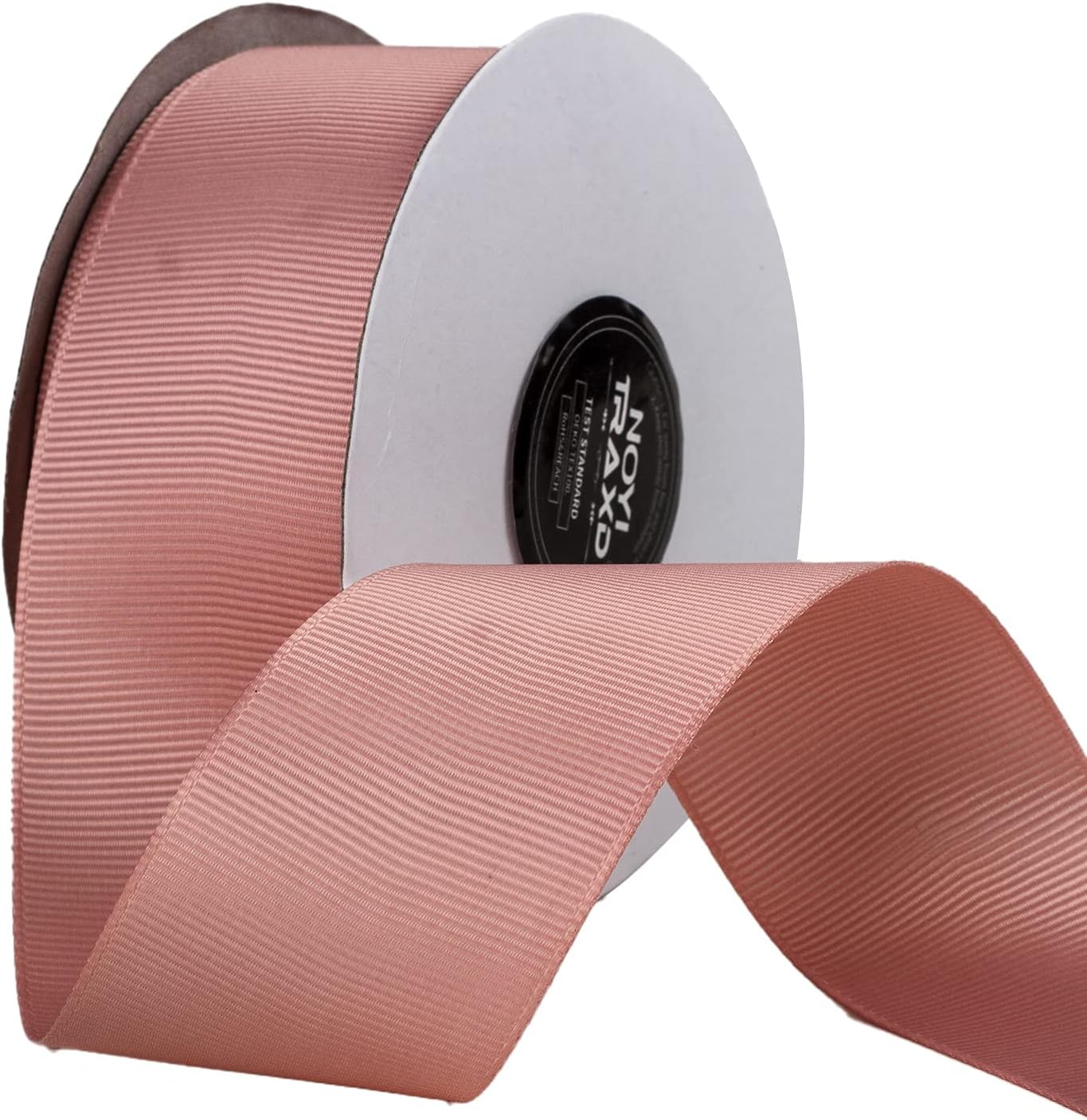 NOYI TRAXD 20 Yards Dusty Pink 1-1/2 inch Wide Polyester Grosgrain Ribbon for Sewing, Gift Wrapping, Hair Bows, Flower Arranging, Home Decorating and Other Projects