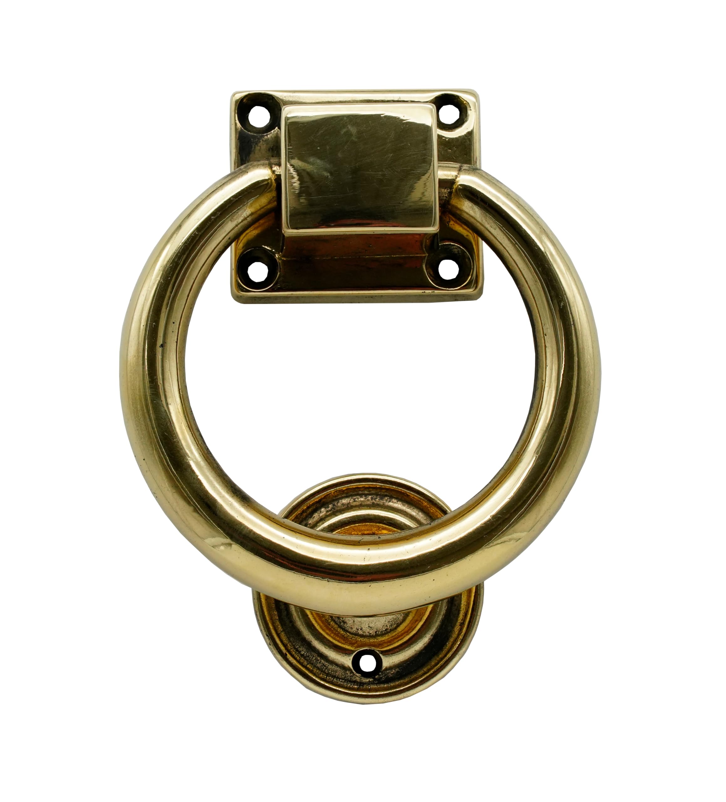 L'ARTISTICA F.LLI PERINCIOLI | Battente Tipo "Impero", Battente in Ottone per Porte, 124x32x105mm