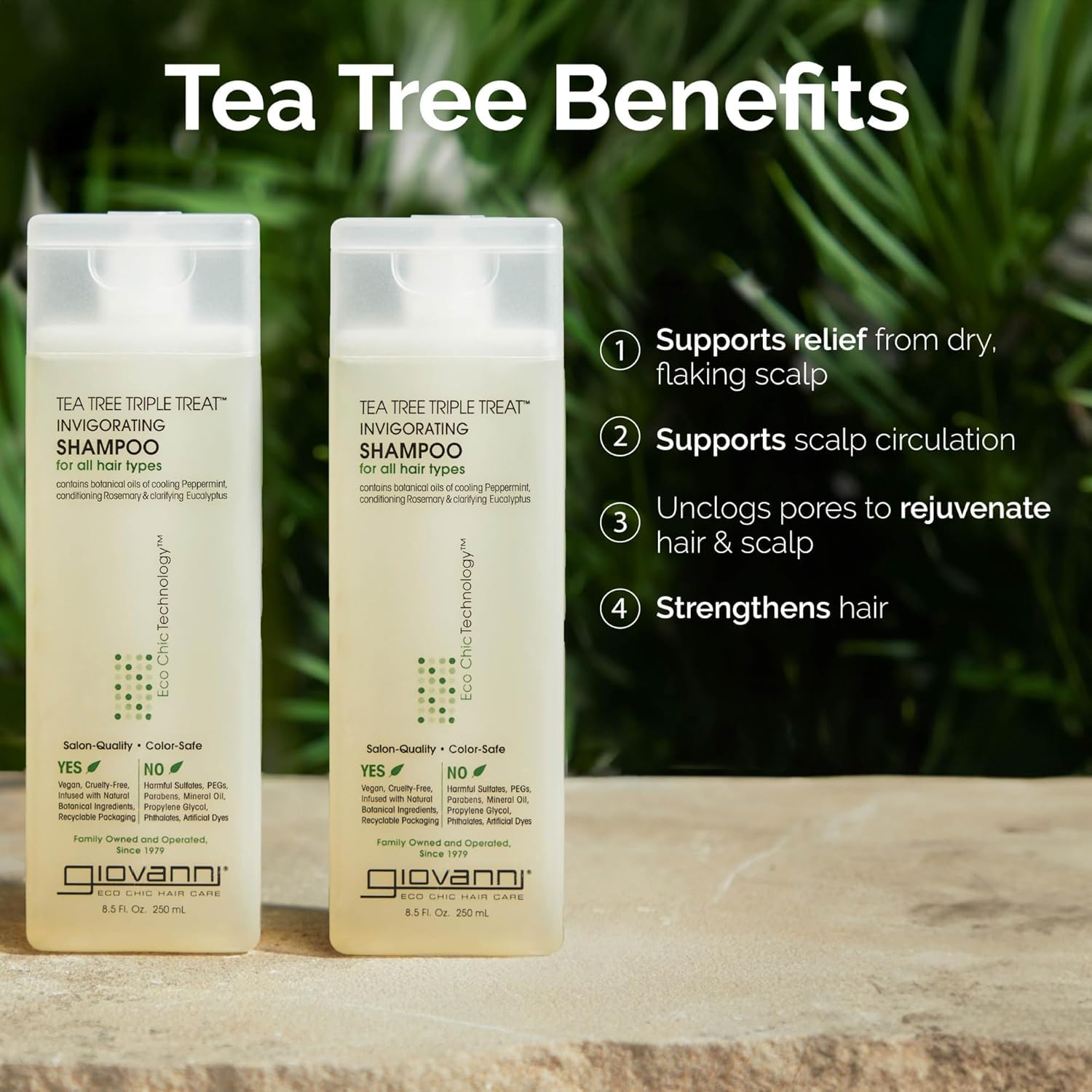 Amazon.com : GIOVANNI Tea Tree Triple Treat Invigorating Shampoo