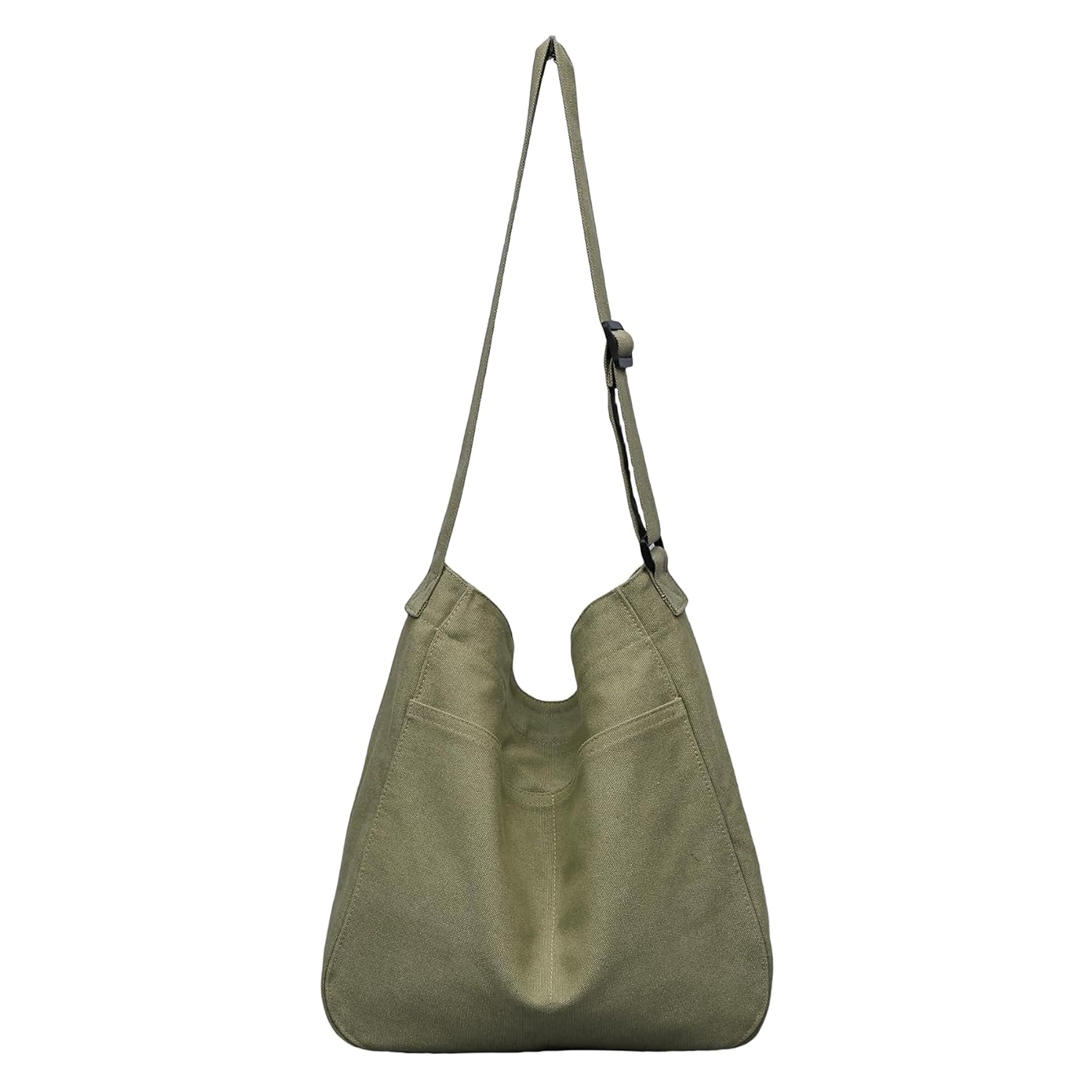 Hobo Bag Canvas Crossbody Shoulder Bag for Women and Men Large Casual Messenger Bags Canvas Tote Bag Travel