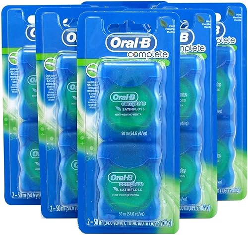 Oral-B 54 yardas de seda de menta satinada (6 piezas)