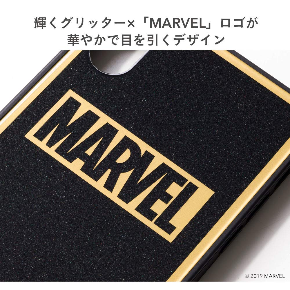 Amazon.co.jp: TILE MARVEL ロゴ iPhone XS/X ケース グリッター