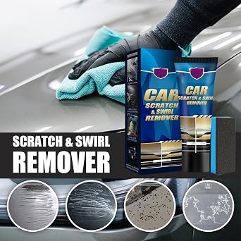 Universal Car Scratch Remover Wax, Car Scratch Remover for Scratches, Scratch Remover for Vehicles, Car Scratch Repair Nano Car Paint Wax (2 PCS)