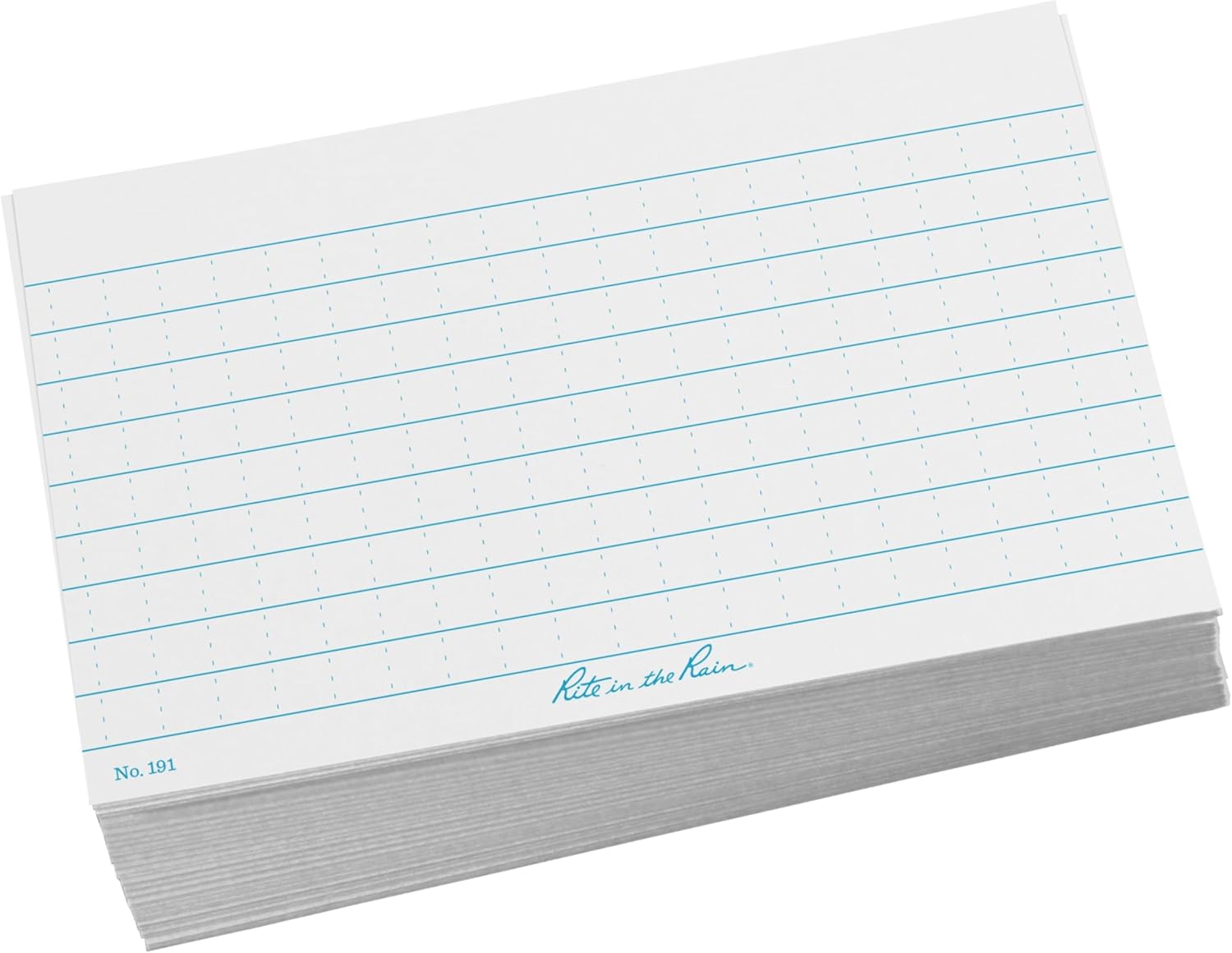 Rite in the Rain 191 white weatherproof index cards