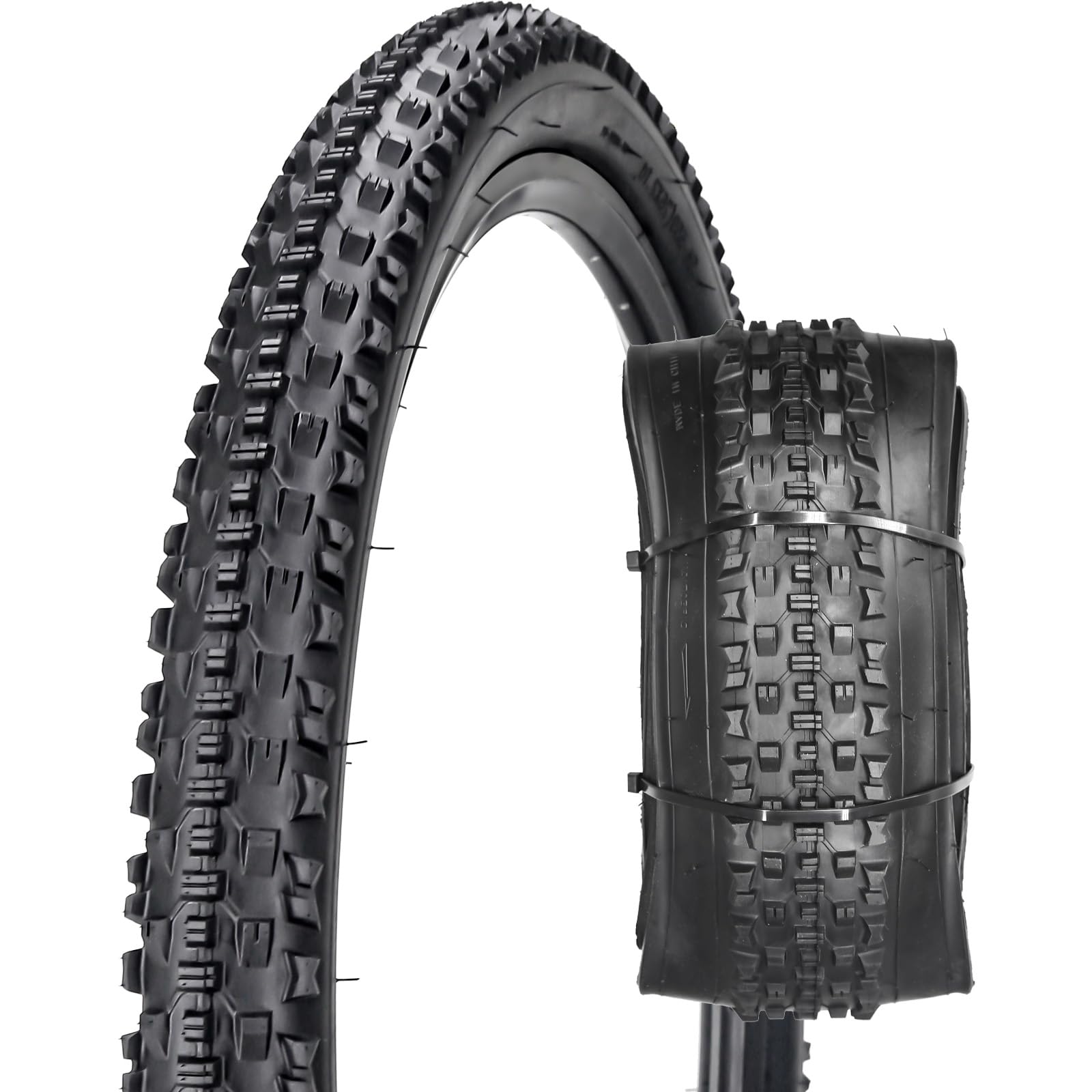 1pc 27.5 Inch 27.5 x 2.10 (54-584) Mountain Bike Tyres Replacement Foldable Bicycle Tyres for 27.5 x 1.95 27.5 x 2.10 27.5 x 2.125 MTB Hybrid Off Road Bike