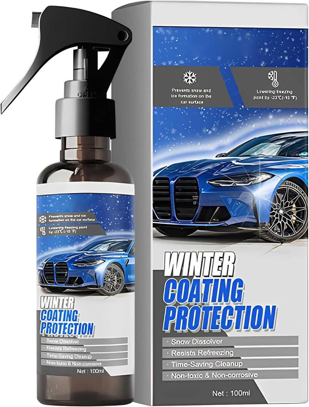 Deicer for Car Windshield Quick 100ml Long-Lasting Auto Accessories