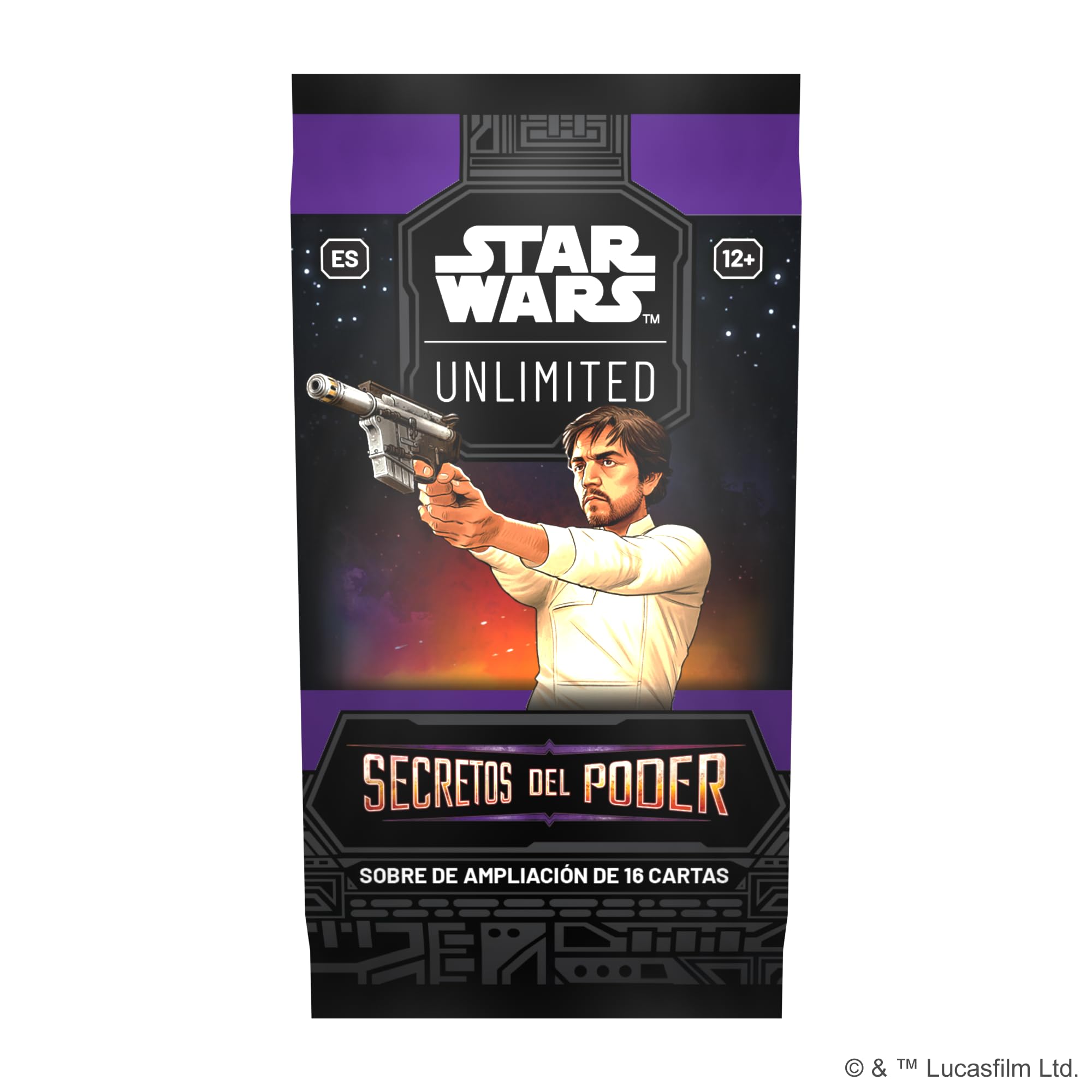 Fantasy Flight Games Asmodee FFG Star Wars Unlimited Gra kolekcjonerska Secrets of Power, 24 koperty z 16 kartami, TCG od 12 lat, dla 2 graczy, hiszpański, wielokolorowy SWH0602ES