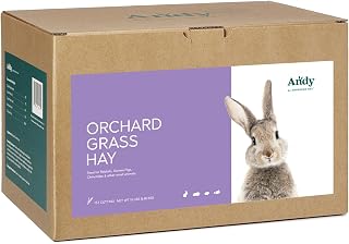 Andy Premium All Natural Orchard Grass Hay, 15 lb Box, Guinea Pig and Chinchilla Hay, Balanced Nutrition for Rabbits, Chinchillas, and Guinea Pigs