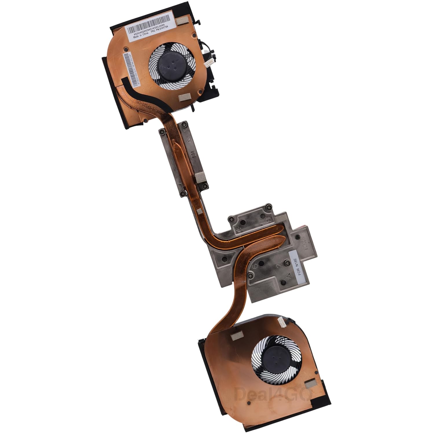 Deal4GO CPU GPU Cooling Fan Heatsink Thermal Module Assembly 01HY783 02HK827 Replacement for Lenovo ThinkPad P52 2018