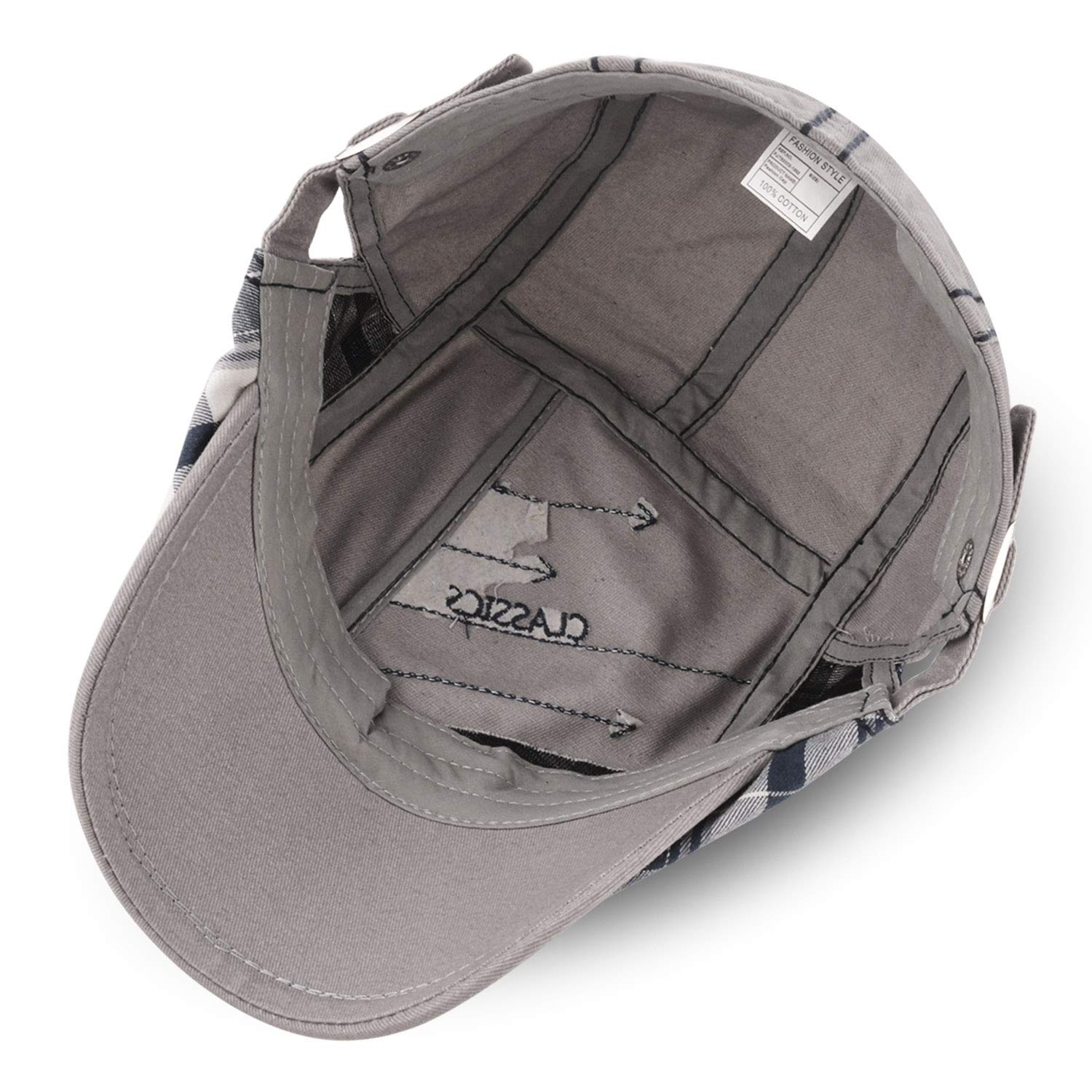 MOACC M Schiebermütze Barret Flat Cap Schirmmütze für Herren Damen, Gatsby Newsboy Cap Baskenmützen Golfermütze