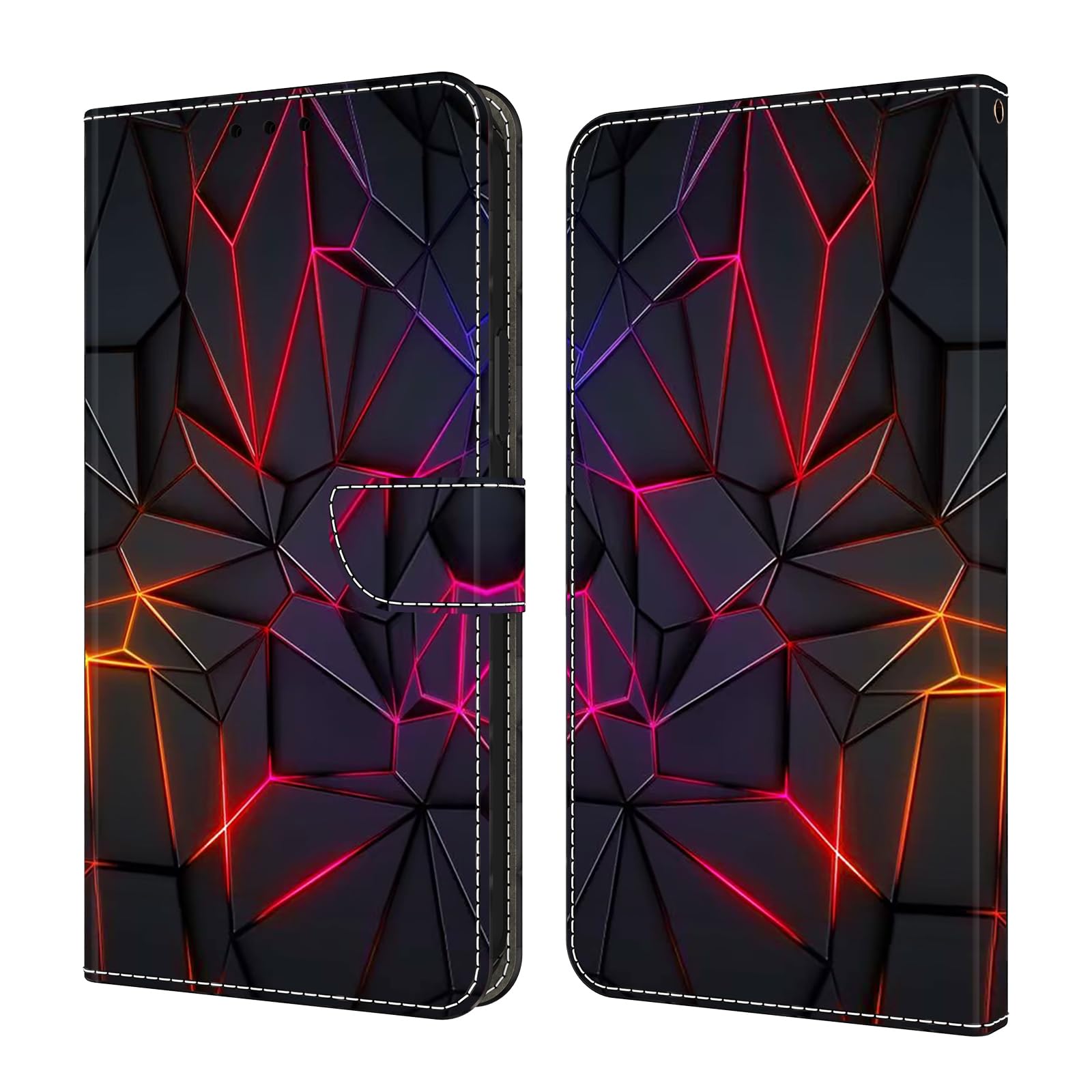Leder-Handyhülle Für Xiaomi Redmi Note 14 5G – Mit Kartenfach & Ständerfunktion (Katze Design)