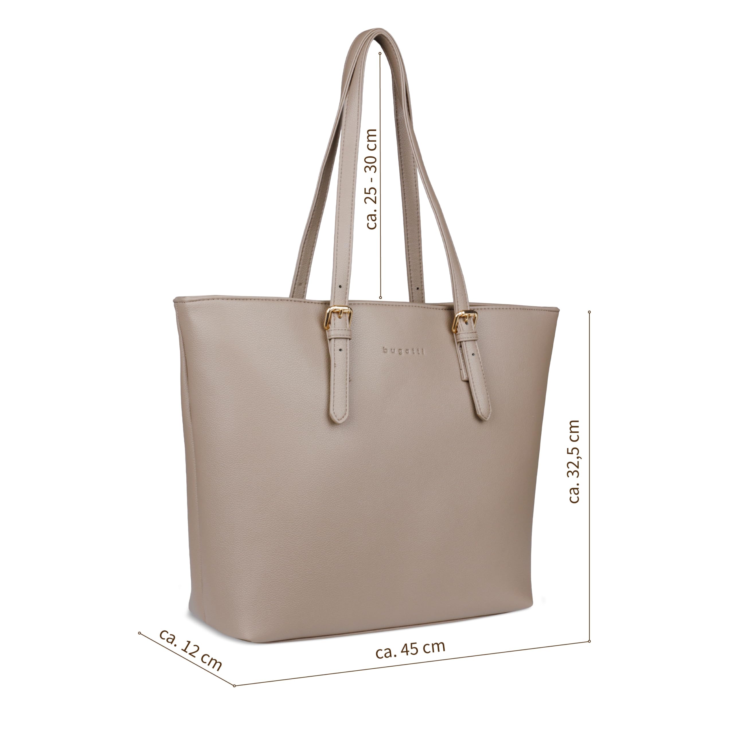 bugatti Mare 3.0 shopper da donna – borsa capiente e leggera in similpelle