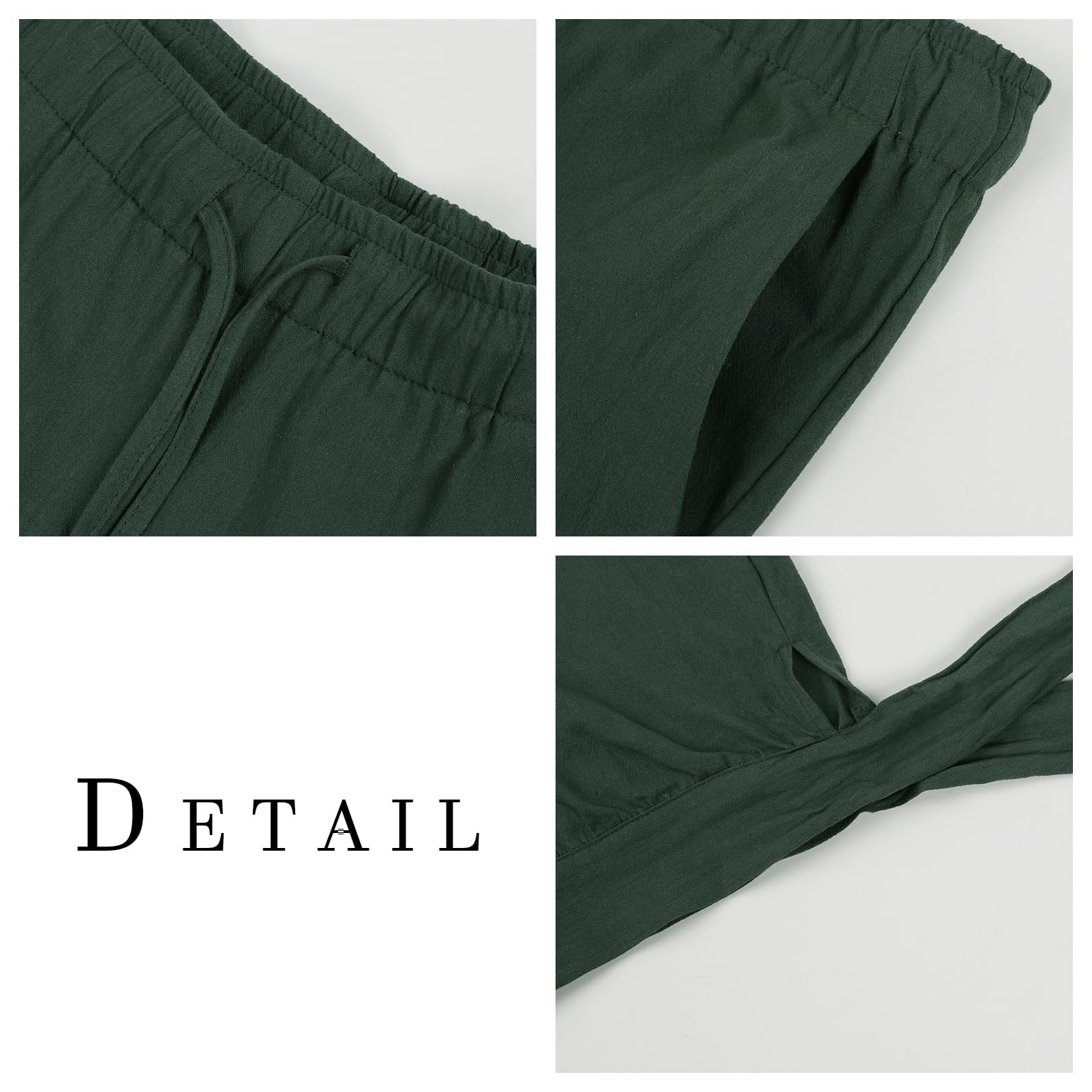 Runcati Pantalones cortos para hombre con cordones vikingos pirata medieval playa