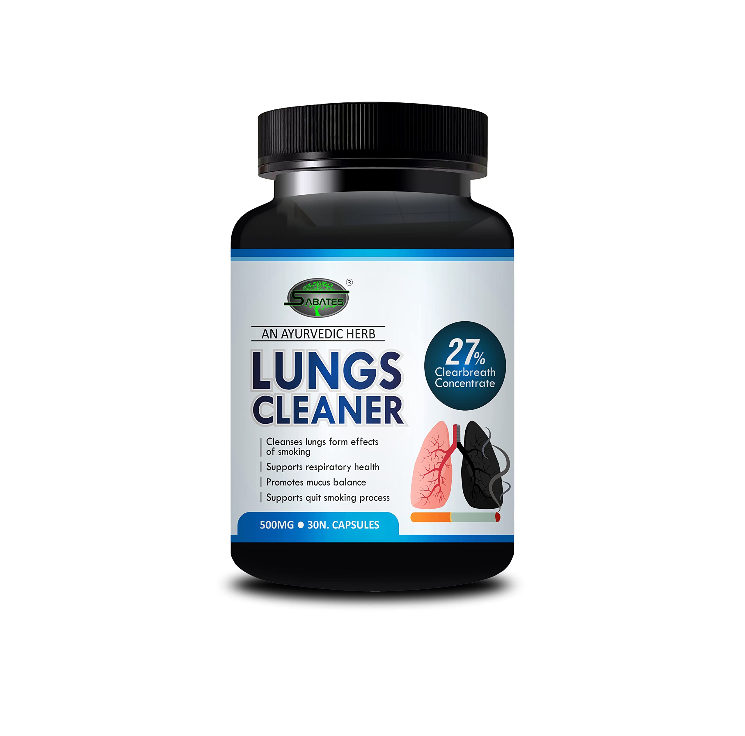 Sabates Lungs Cleaner Natural formula For Smokers Cleanses & Detoxifies Lungs.all pure extract-picture-23