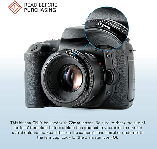 Miniatura 3 de Polaroid Optics - Filtro de densidad neutra de 2.835 in ND 0.6 compatible con todos los modelos populares de lentes de cámara