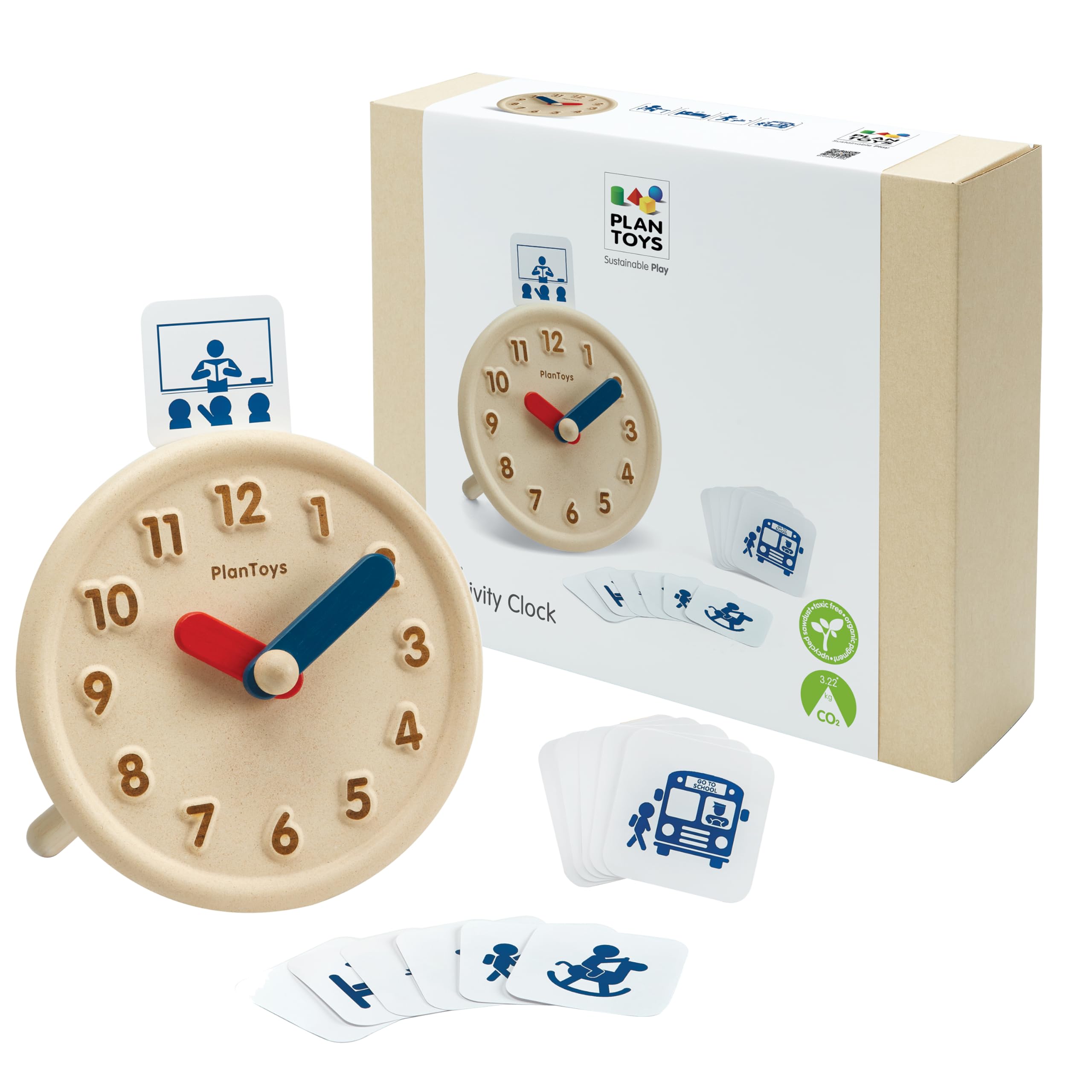 Plan Toys 13551220 - Juego Educativo para Aprender la Hora [Importado de Alemania]