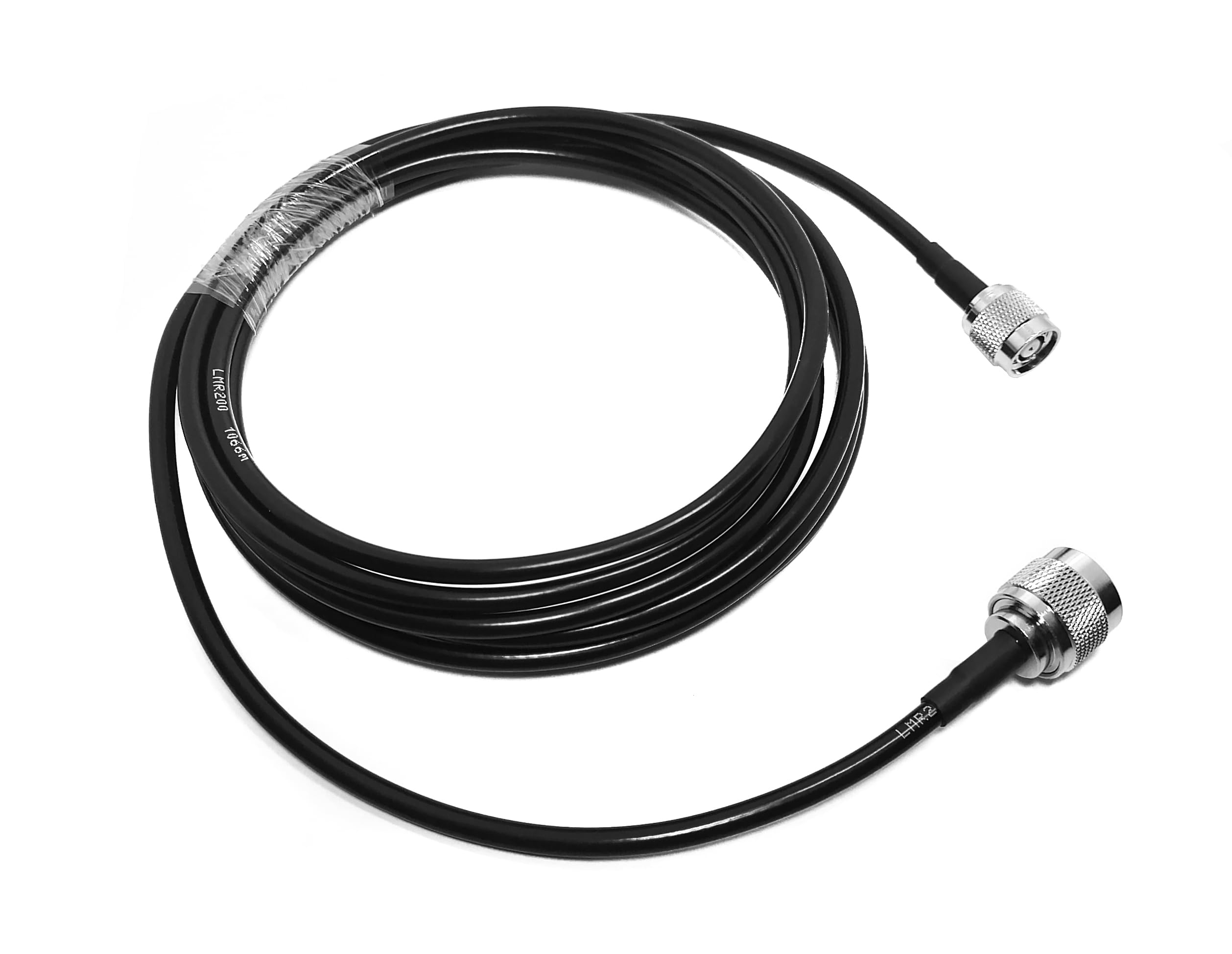 1 câble coaxial LMR200 RP N mâle vers RP TNC mâle pour applications 3G/4G/5G/LTE/WiFi/RF (15,2 m)
