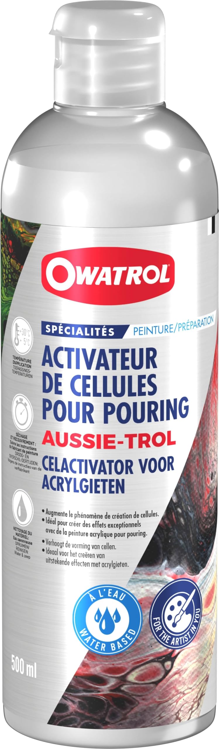 Owatrol Aussie-Trol - Water-Based Cell activator for Paint Pouring - 500ml