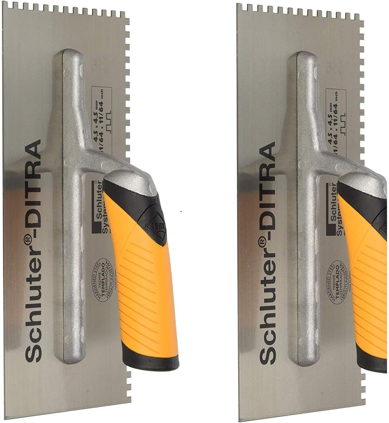 SCHLUTER DITRA TROWEL 11/64 X 11/64 SQUARE NOTCH (Тwо