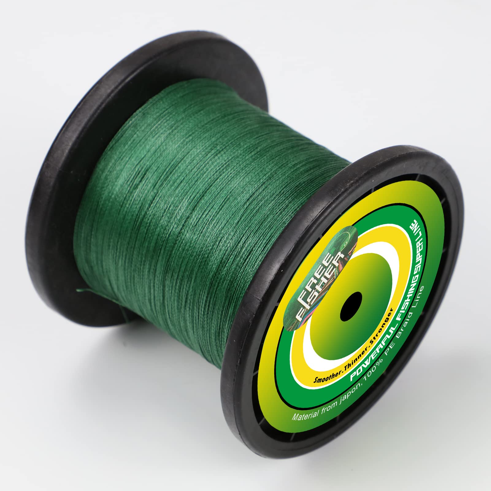 Fil de Peche 1000m 4/8 Brins Sensible Résistante l'usure Ligne de Pêche PE Tension Forte Ligne Force Nodulaire Elevée Mer Pêche Fil 4-68kg