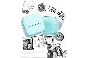 M02L Mini Printer Sticker Maker: Compact Inkless Printing for Organized Documents