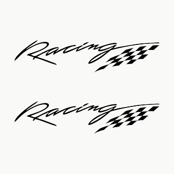 Autodomy Sport Tuning JDM OEM Rally Sticker Car Pack of 2 Racing Sticker Motorcycle Resistant to Rain and Sun Racing Sticker Black