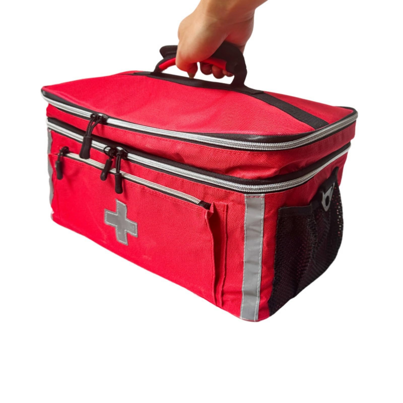 Wasserdichte, staubdichte Polyester-Tasche, abnehmbare Systeme, tragbar, leichtes Design für Wandern, Camping, Notfall-Szenario, Campingtasche