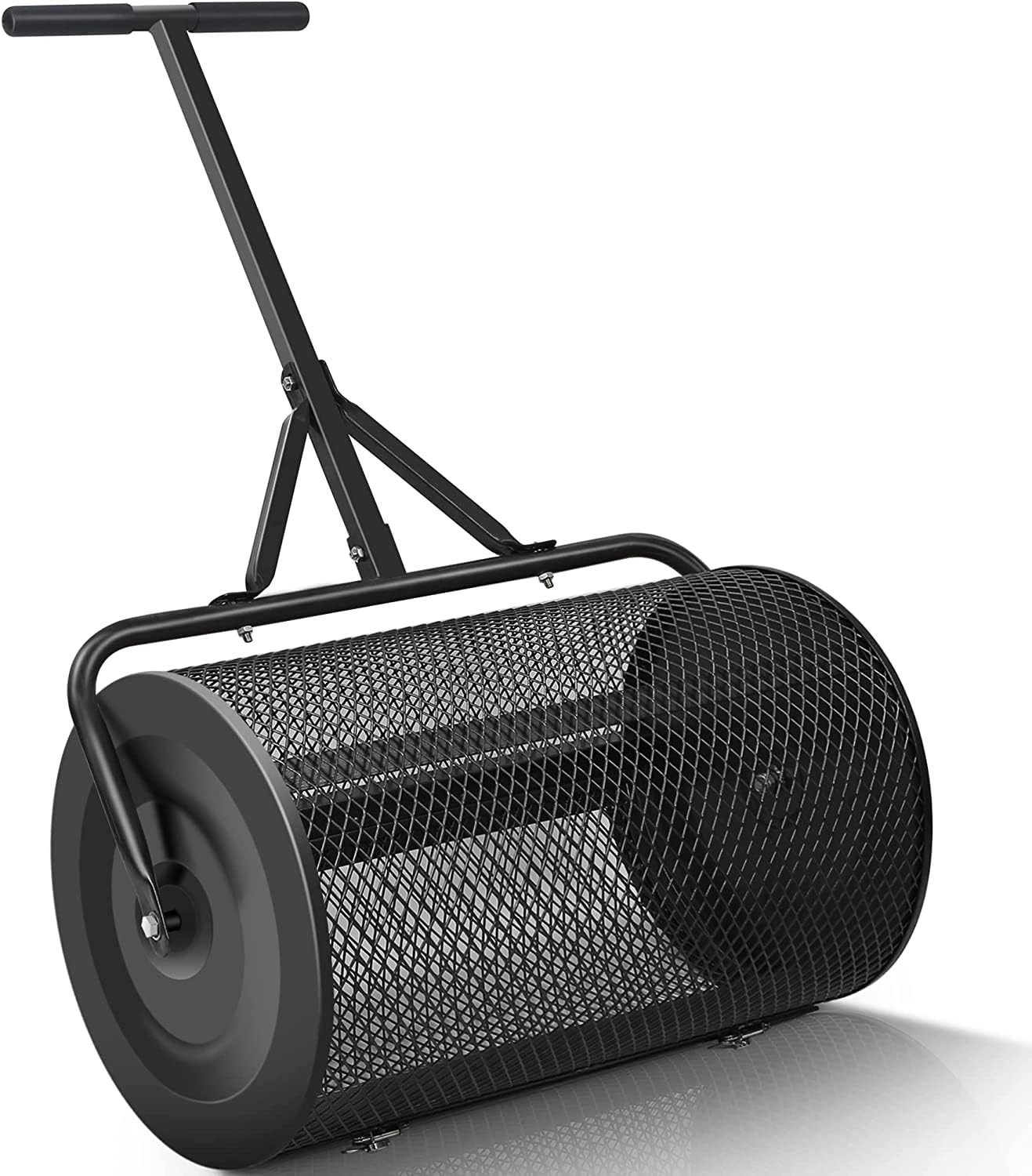 Outils de Jardin épandeurs de Jardin de pelouse de 24 Pouces, épandeur de Compost, épandeur de Mousse de Tourbe épandeur de Jardin épandeur de Tourbe épandeur de Commode de pelouse