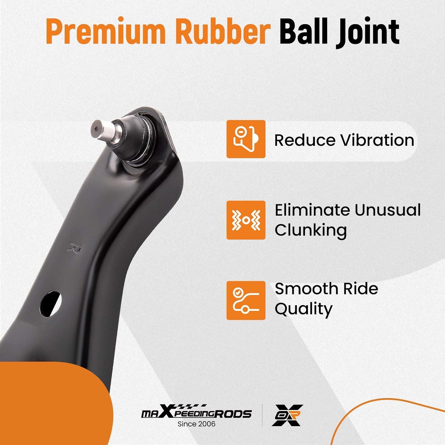 maXpeedingrods 10Pcs Front Lower Control Arm Assembly for Mazda Tribute Ford Escape Mercury Mariner 2005-2009, Lower Control Arms w/Ball Joints+Sway Bar End Links+Inner & Outer Tie Rods+ Boots