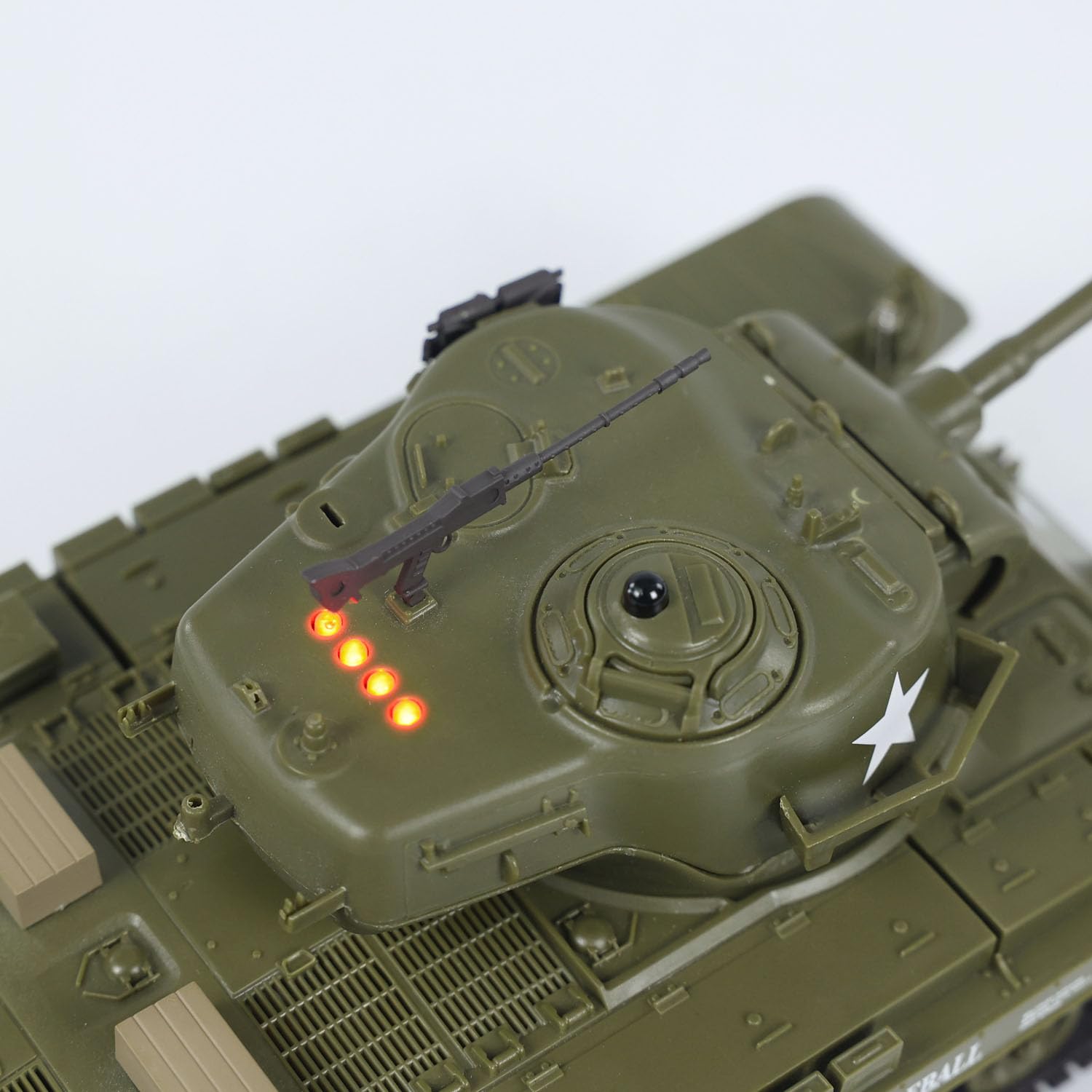 Henglong 1/30 RC Battle Tank Pershing M26 3841-02 2.4G RC Serbatoio Modello 360 Rotazione Infrarossi Battaglia Telaio Recoil Hobby Modello