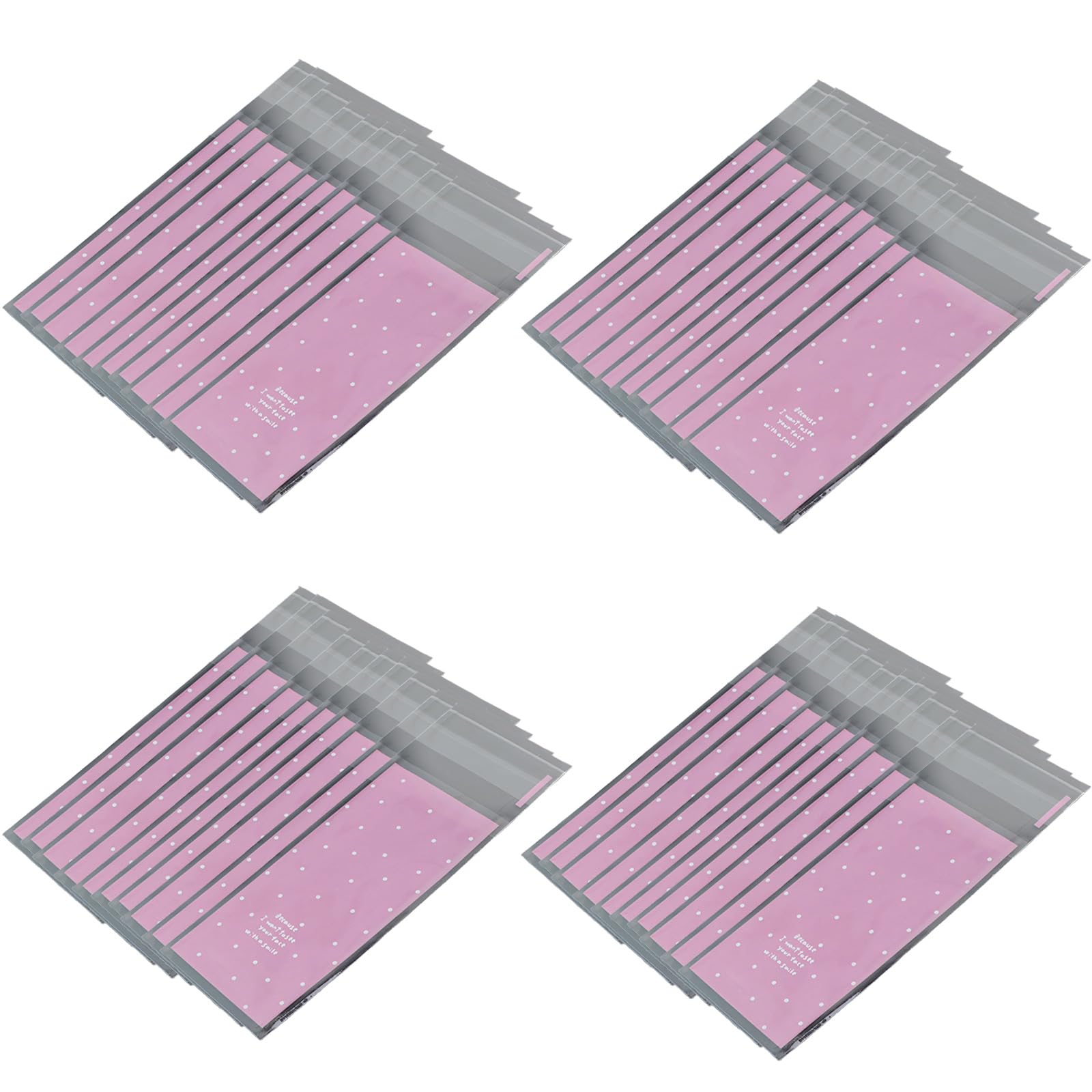 Greabuy Of 100 Clear Selves Closing Lipstick Pouches Storage Container for Cosmetics Makeup Accessories Clear Cosmetic Pouches